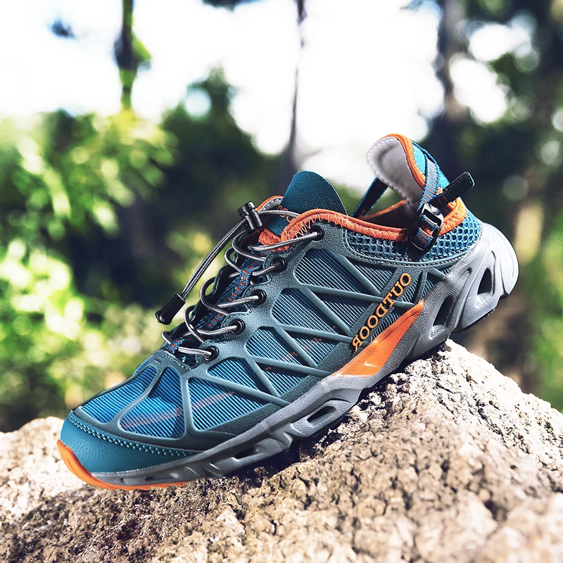 SENAGE Men Hiking Shoes Outdoor Non-slip Breathable Women Sneakers Mountain Climbing Sport Shoes Men Hunting Trekking Boots