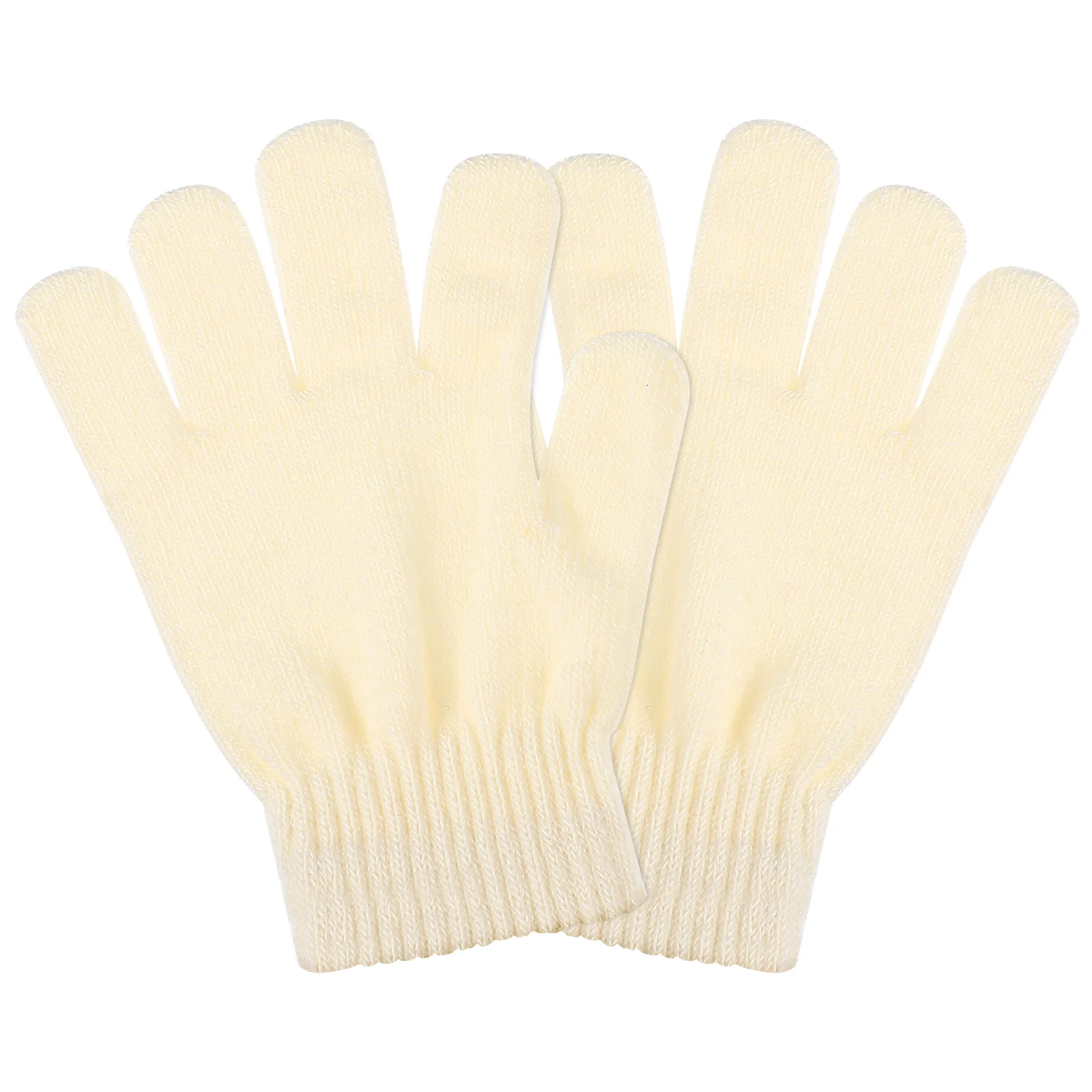 

1 Pair Kids Warm Gloves Full Finger Winter Gloves Knitted Gloves Children Thermal Gloves Five Finger Gloves