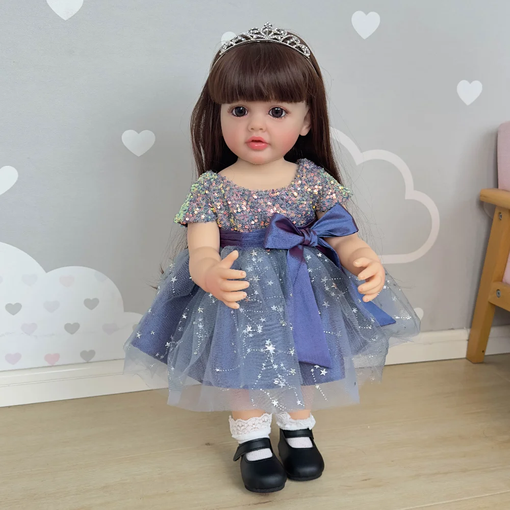 Ing Girl Doll Full Body Silicone Waterproof Painted Visible Veins Bebe Reborn Doll For Girls