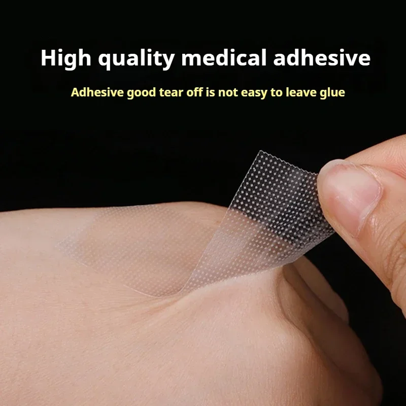 10 шт. дышащая сетка прозрачная лента изогнутые лечебные пластыри медицинские