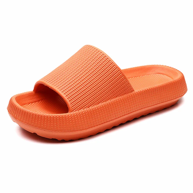 

Men Slippers Thick Platform Bathroom Home Slippers Women Fashion Soft Sole EVA Indoor Slides Men Sandals Non-slip Flip Flops