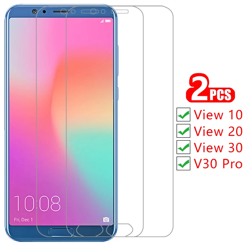 

screen protector tempered glass for honor view v 10 20 30 pro case cover coque on honer v10 v20 v30 view10 view20 view30 10v 30v