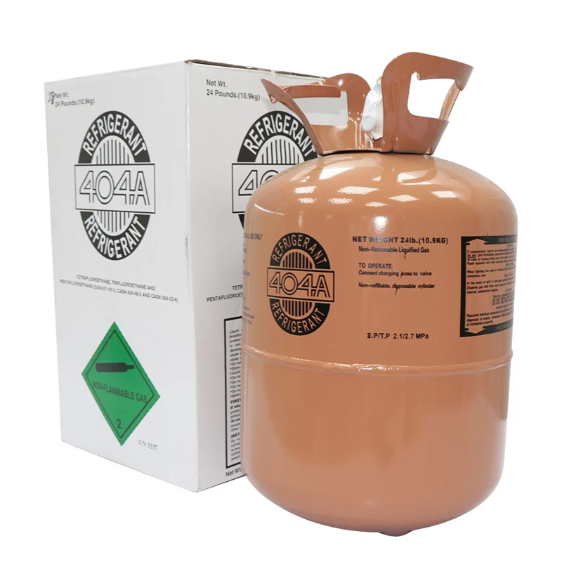 

R404A Refrigerant Tank Cylinders for Refrigeration Equipment Steel Cylinder Packaging
