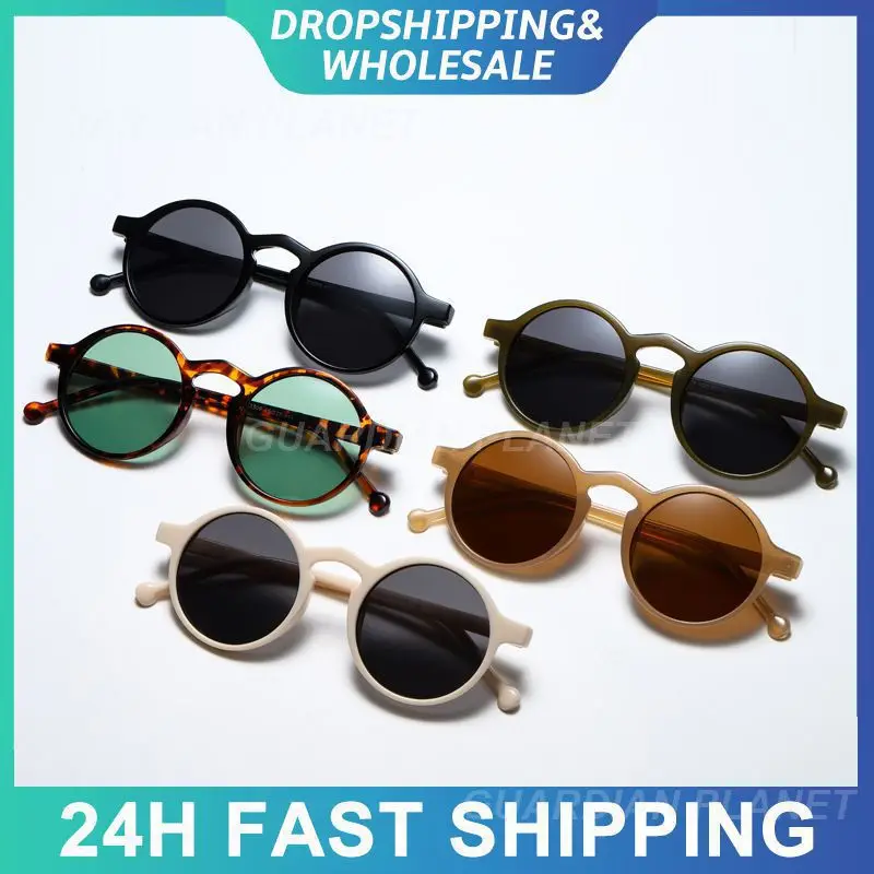 

Солнцезащитные очки поляризационные Uv400 для мужчин и женщин, брендовые дизайнерские круглые, в винтажном стиле, с защитой от ультрафиолета