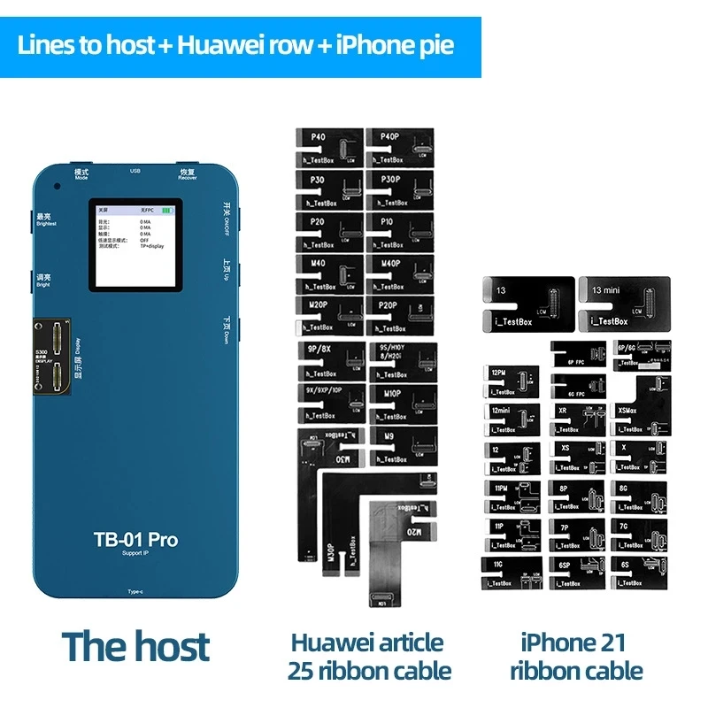 

Интеллектуальный IP-тестер RELIFE TB-01 Pro/Max для iPhone 6-13ProMax, для экрана Huawei, дисплей 3D Touch, многофункциональные тестовые инструменты
