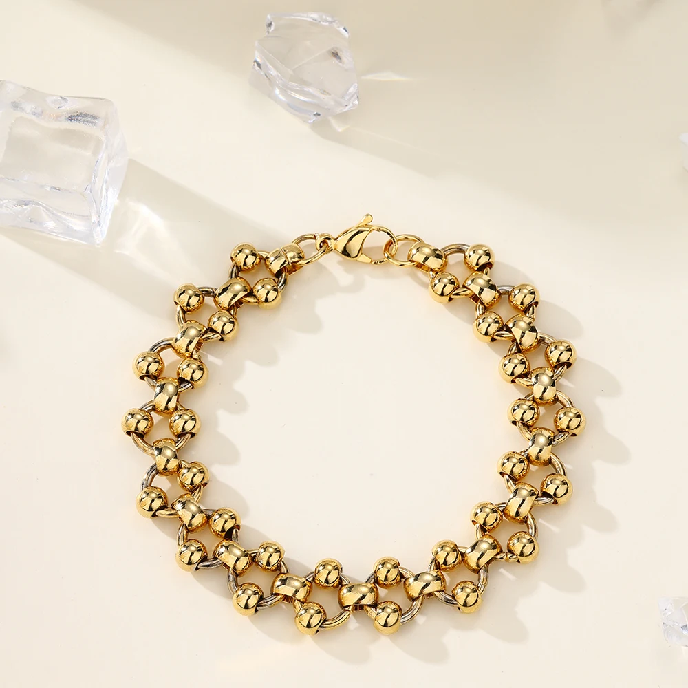 Модный серебристый Браслет D &amp Z с бусинами в стиле хип-поп для мужчин и женщин