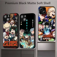 my hero academia izuku midoriya anime phone case for iphone 12 11 13 7 8 6 s plus x xs xr pro max mini shell