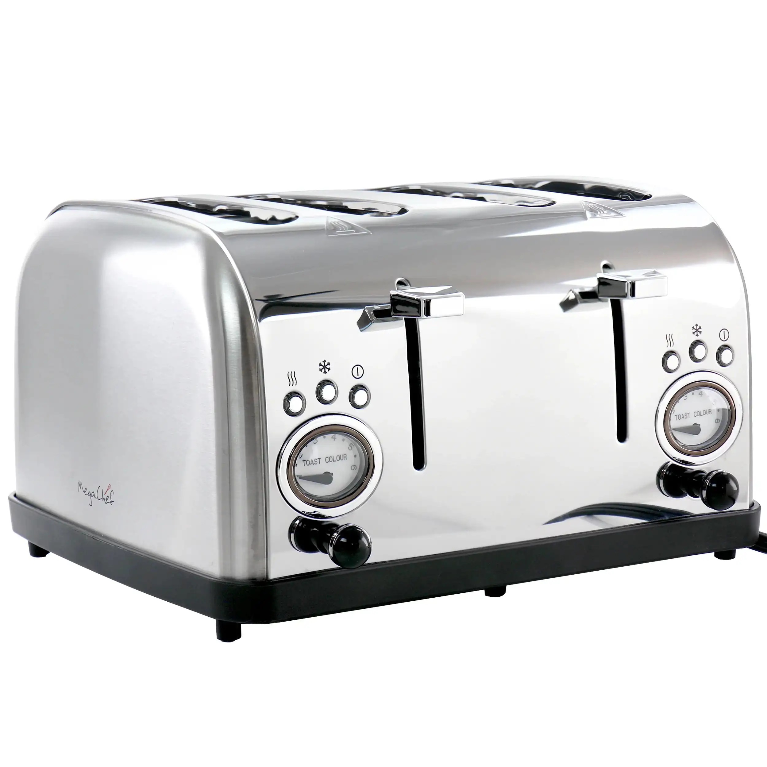 

4 Slice Wide Slot Toaster with Variable Browning in Silver