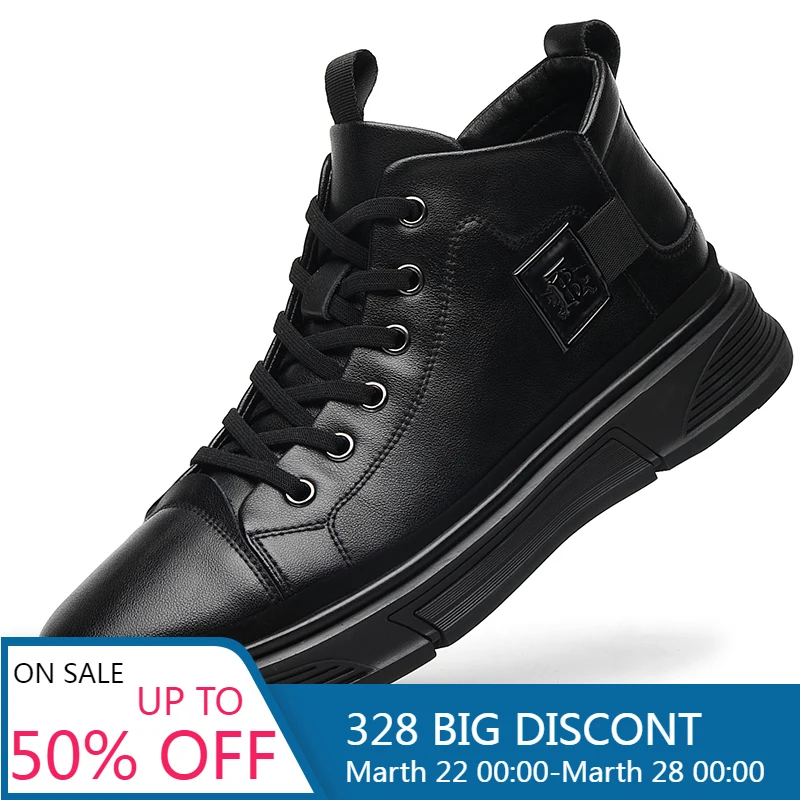 

Мужские классические кроссовки из натуральной кожи, на весну, 2022