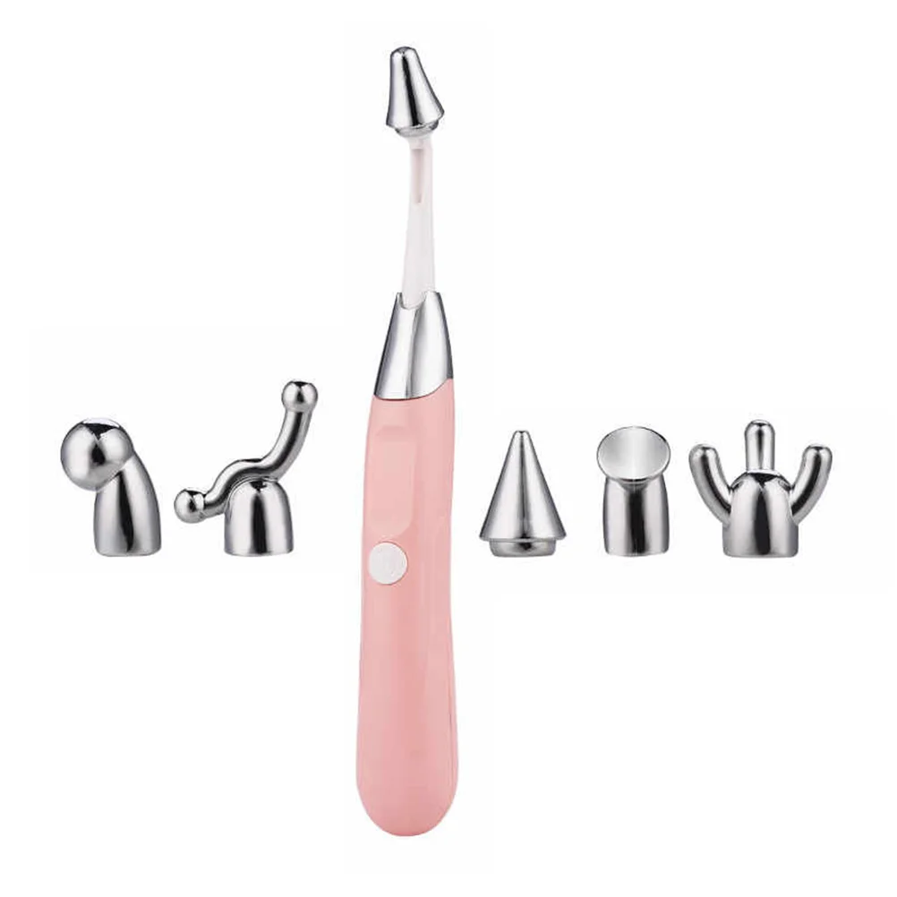 

1 Set Electric Tool Roller with 6 Replacement Electric Eye Wand Rod Anti Wrinkles Skin Tightening Firming (, )