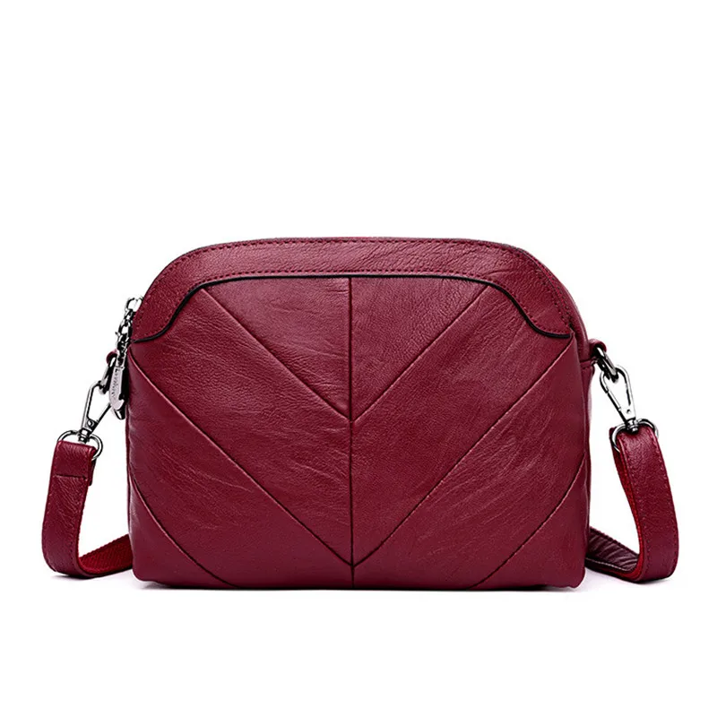 

Vintage Handbag For Women Soft PU Leather Shoulder Bag Large Capacity Luxury Lady Purse Fashion Brand Shoulder Bag Shopping Bag