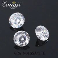 0 53 0ct custom round faceted cut d color vvs1 moissanite loose diamond test passed gemstone for jewelry making