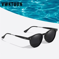 vwktuun polarized sunglasses women round sun glasses for men vintage night vision glasses outdoor sport eyewear uv400 oculos