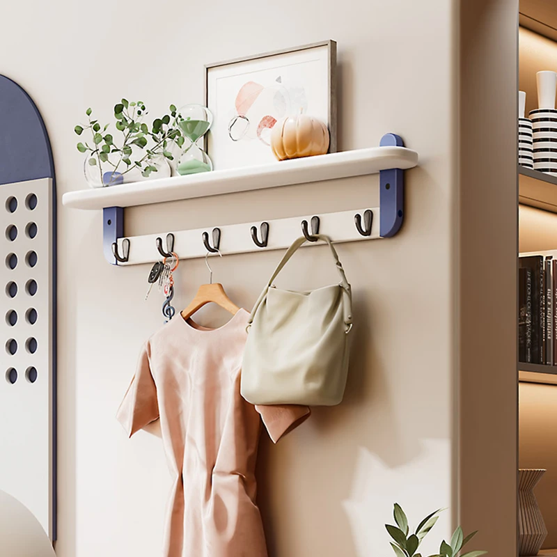 

Rail Modern Clothes Rack Door Mount Aesthetic Organizer Clothes Rack Clothes Rack Burro Ropa Nordic Home Decoration WWH200YH