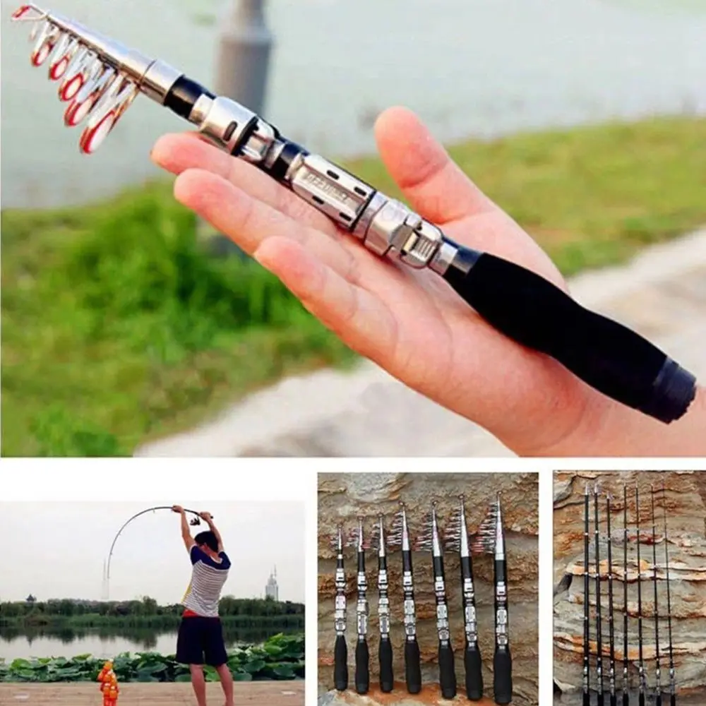 

1.0-2.1M Portable FRP Adjustable Equipment Sea Pole Rods Fishing Rod Fish Tackle Tool