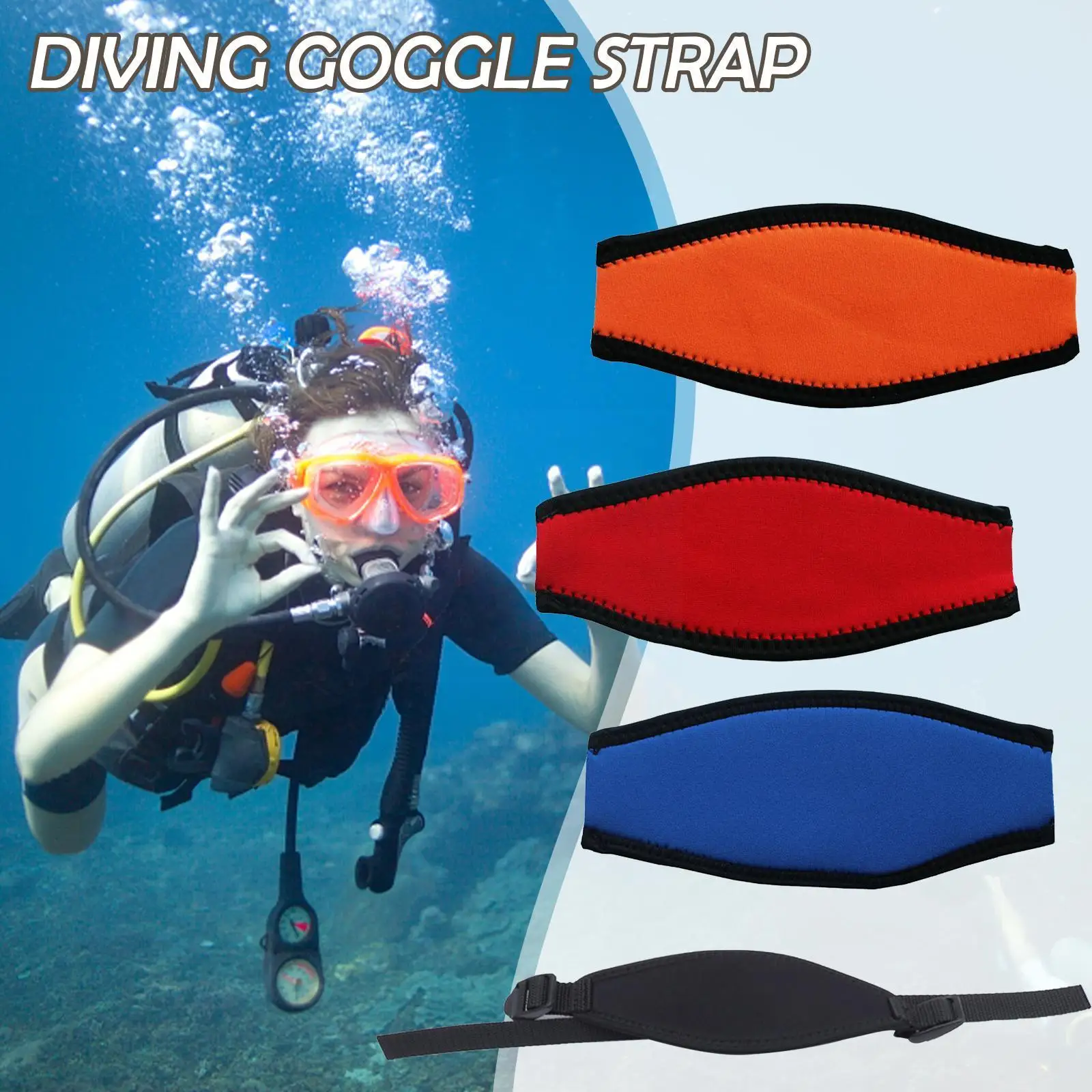 

Профессиональный Черный Мягкий неопреновый ремень для подводного плавания T2q3