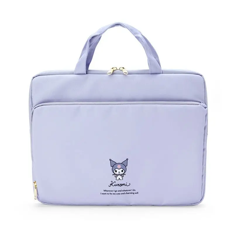 

Sanrio Japanese Kuromi Cartoon Cute Laptop Bag Storage Bag Shockproof Drop-Resistant Liner Bag Bags for Women Bolsos Para Mujer