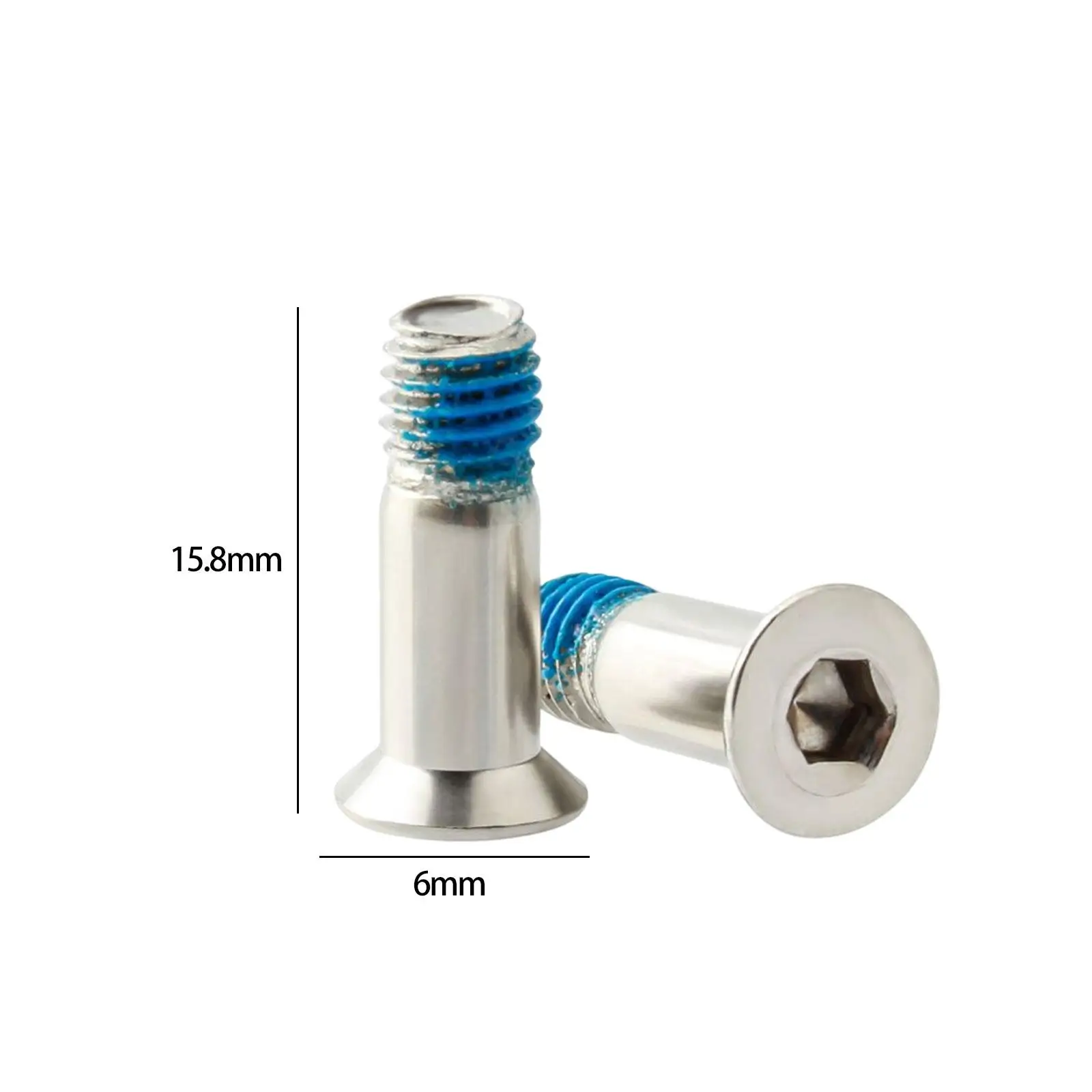 2 шт. болты заднего переключателя передач M5x15.8mm направляющие колесные для дороги