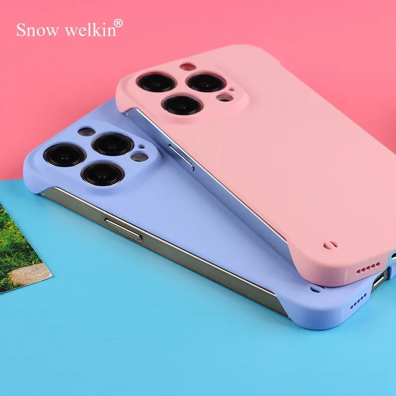 Фото Для iPhone 15 16 14 Plus XS XR X Жесткий пластиковый безрамный чехол из ПК для Apple iPhone 16 14 13 12 11 Pro Max mini Candy Matte Cover №1