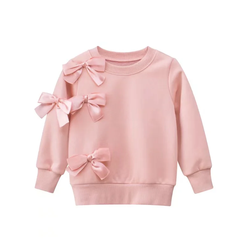 

2022 spring and autumn new single wear pullover sweater girls pink top