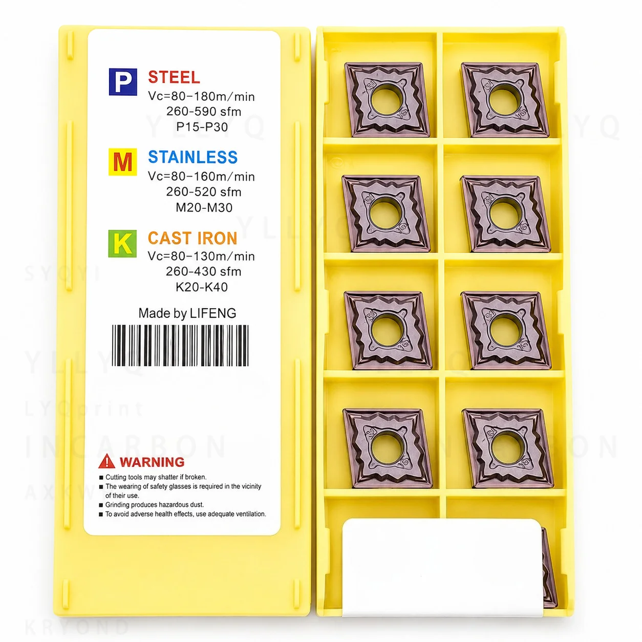 10 шт. твердосплавных плашек CNMG120404 CNMG120408 MA HS MQ MS LF6018 для токарных станков с ЧПУ, для резки нержавеющей стали (art.: 3920dbf2d80aa) - 3920dbf2d80aa