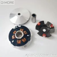 performance racing variator pulley set 12 gram rollers for scooter moped gy6 125 gy6 150 cc 152qmi 157qmj 1p57qmj