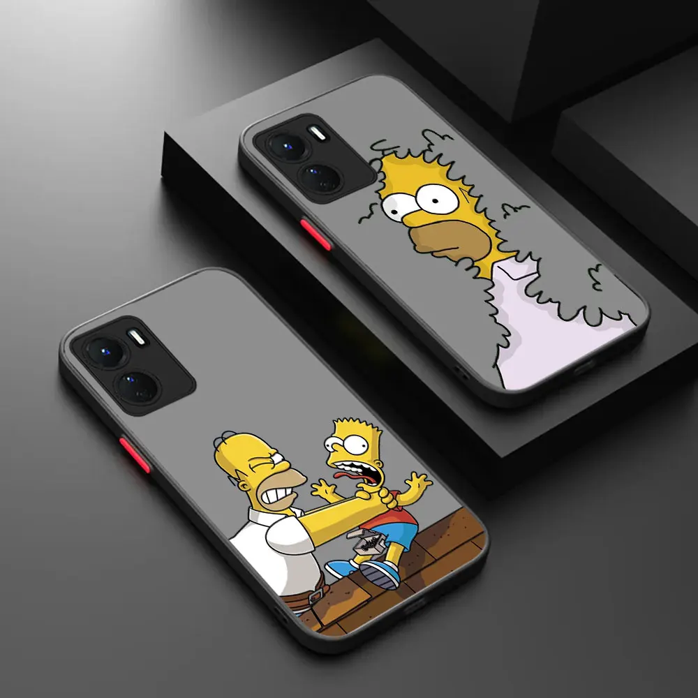 The Movie S-Simpsons Matte Shockproof Phone Case For Redmi NOTE 13 12 12TURBO 11 11T 11E 4 4X S PRO PLUS 5G