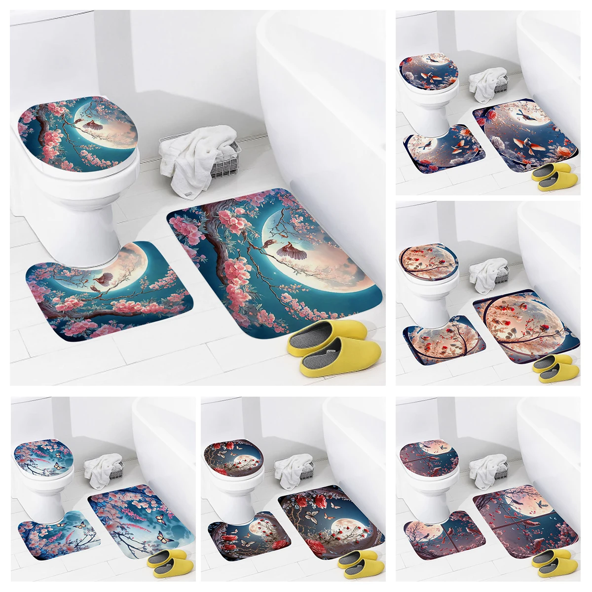 

Домашние напольные коврики для ванной комнаты в натуральном животном стиле, коврик для ног для ванной, современные аксессуары для ванной комнаты, Противоскользящий коврик для ванной