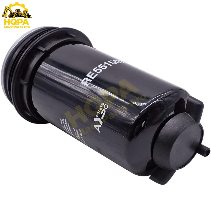 Топливный фильтр RE551507 DZ115391 DZ128543 для двигателей John Deere 4045, 6068, 6090, погрузчиков 1010G, 310L, 444K, тракторов 5090R, 5100R (art.: 3920dc67dd23d) - 3920dc67dd23d