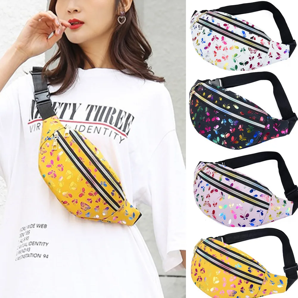 

2022 Women Outdoor Waist Bag Waist Bum Bag Running Jogging Belt Pouch Zip Fanny Pack Mobile Phone Bag Travel Messenger Chest Bag