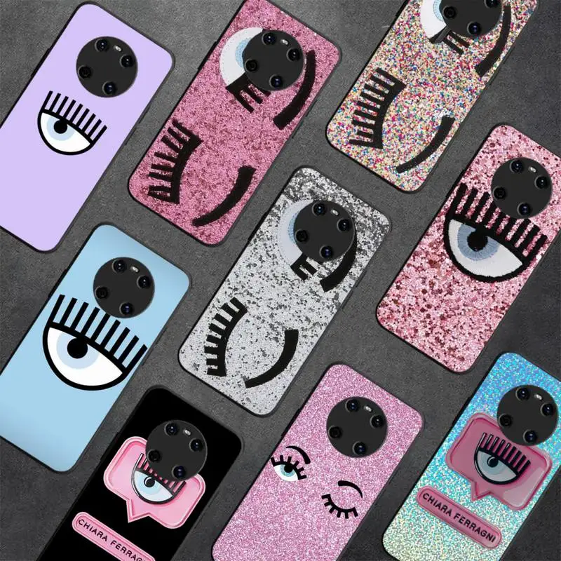 

Hot Ferragnies Eyes Chiara Phone Case for Huawei Y 6 9 7 5 8s prime 2019 2018 enjoy 7 plus cover