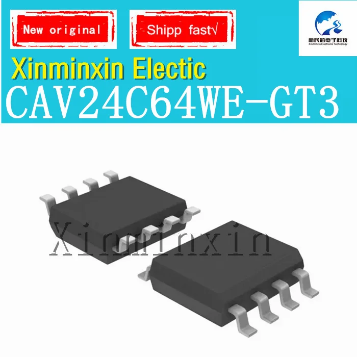 

10 шт./партия, новый оригинальный IC-чип CAV24C64WE-GT3 24C64F SOP-8