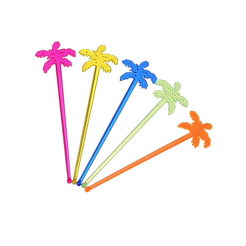 

Sticks Swizzle Stirrers Drink Cocktail Stirstirring Stick Coffee Beverage Stirrermixing Hawaiian Cocktails Rod Treetropical