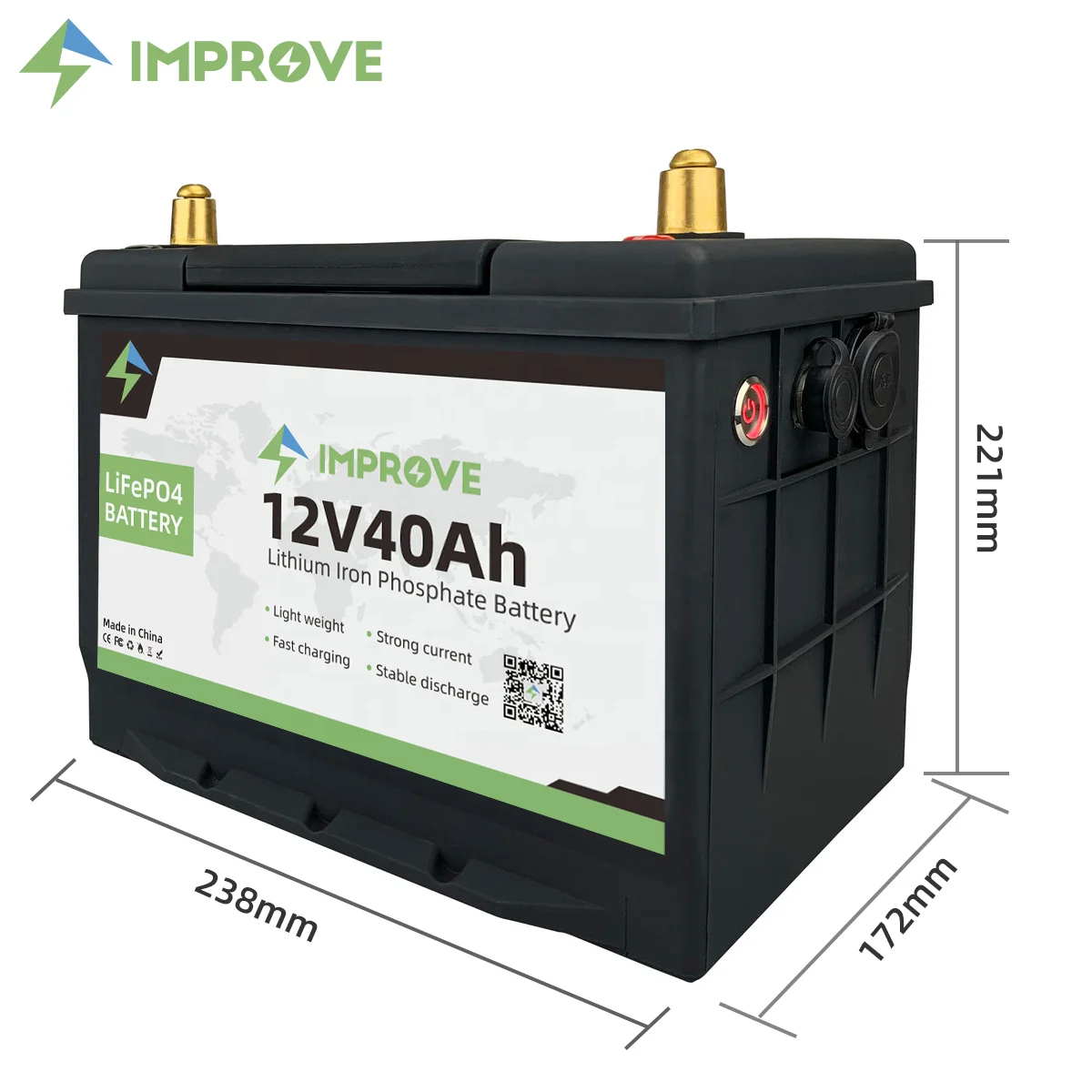 

Улучшенная аккумуляторная батарея 24 в 80 а/ч упаковка 24 В литий-ионная батарея LiFePO4 12 В 5 а/ч 7 а/ч 12 а/ч 20 А/ч 30 А/ч 50 а/ч 60 А/ч 100 А/ч литий-ионная бат...