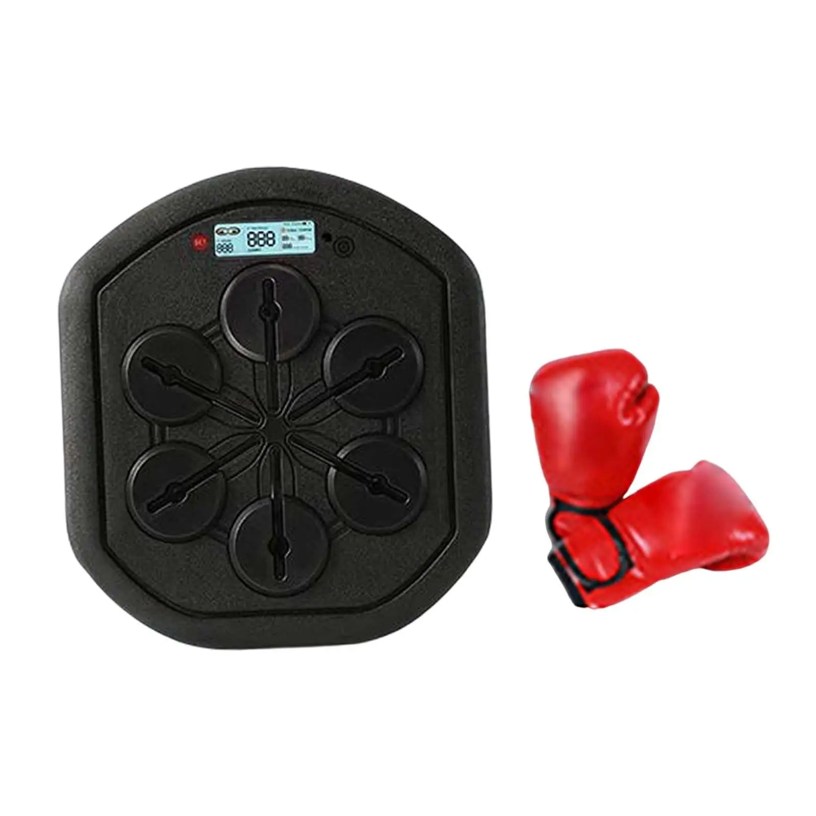 

music Boxing Wall Target Training Boxing Practice Reaction Target Intelligent for Kids Adults with Gloves Punching Pad