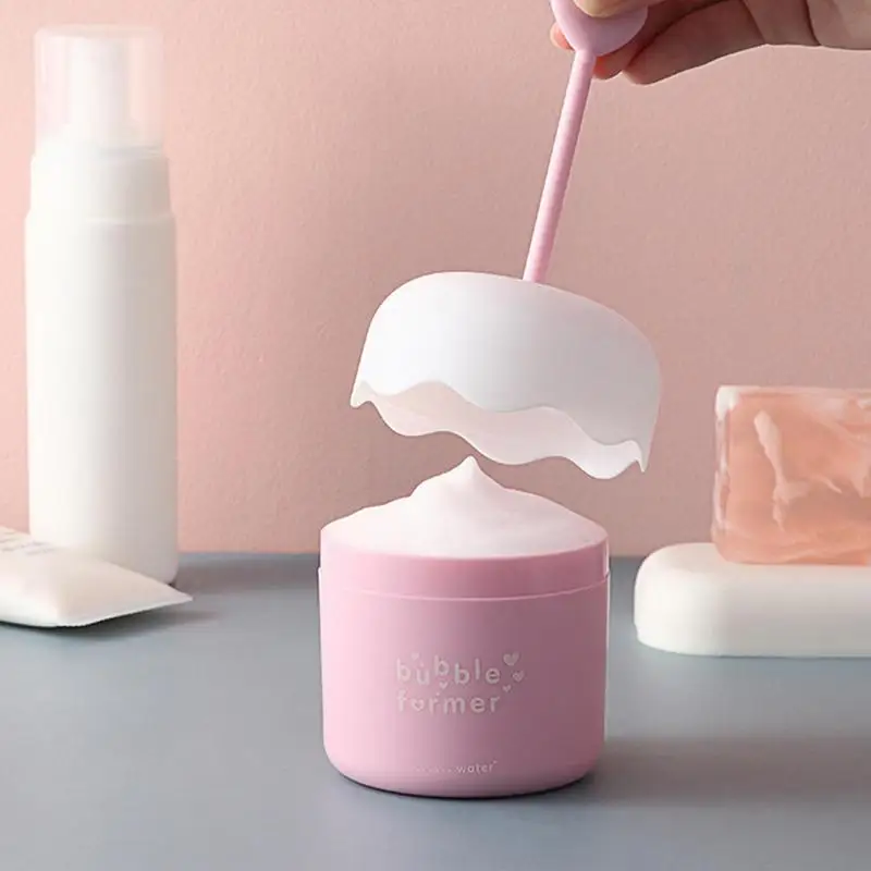 

Portable Foam Maker Cup Bubble Foamer Maker Facial Cleanser Foam Cup Body Wash Bubble Maker Bubbler For Face Clean Tools