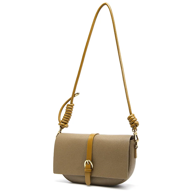 Vintage Shoulder Bag Luxury Woman Saddle Bag Small Crossbody Bags for Women New Fashion 2023 Genuine Leather Handbag