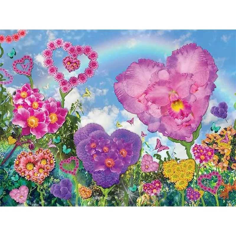 

GATYZTORY Oil Painting By Number Flowers Wall Art Unique Gift DIY Frame Coloring By Numbers Acrylic Canvas For Living Room