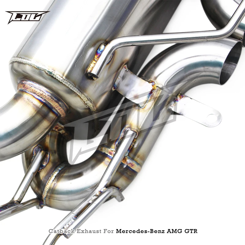 Фото Выхлопная система Boska Titanium Catback для Mercedes-Benz AMG GTR/GT R C190 4.0T 2019-2023 №5