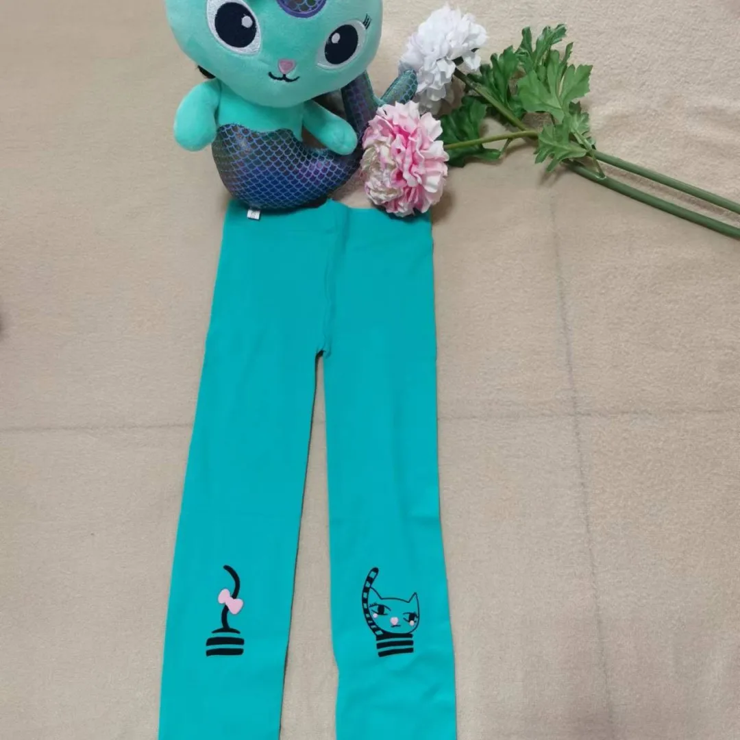 

Детские колготки с мультяшным котом для девочек