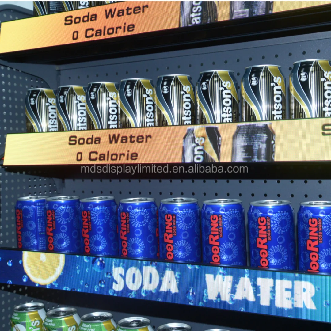 MDS Новая цифровая технология P1.25 COB Светодиодная полка дисплей Простая установка