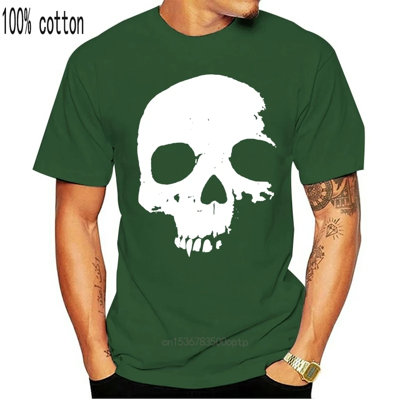 

Man Clothing Womens Vampire Skull t-shirt Screen Printed Men T Shirt