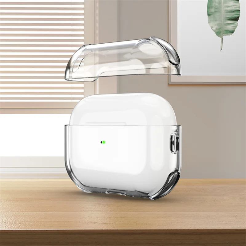 Фото Модный чехол для наушников Apple AirPods 1 2 3 Pro 2, чехол для наушников ярких цветов, чехол для наушников Air Pods 4, защитный чехол с крючком №4