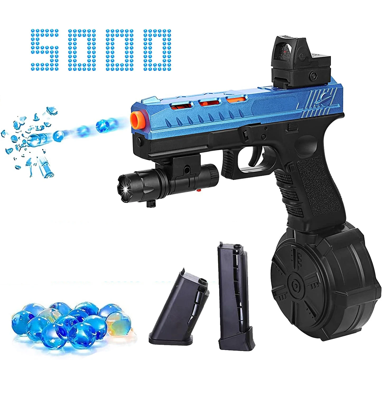 

Электрический JM X-2 Gel Blaster Splatter Ball высоко Собранный водяной Пейнтбол страйкбольный пистолет игрушка для активного отдыха игры для мальчиков