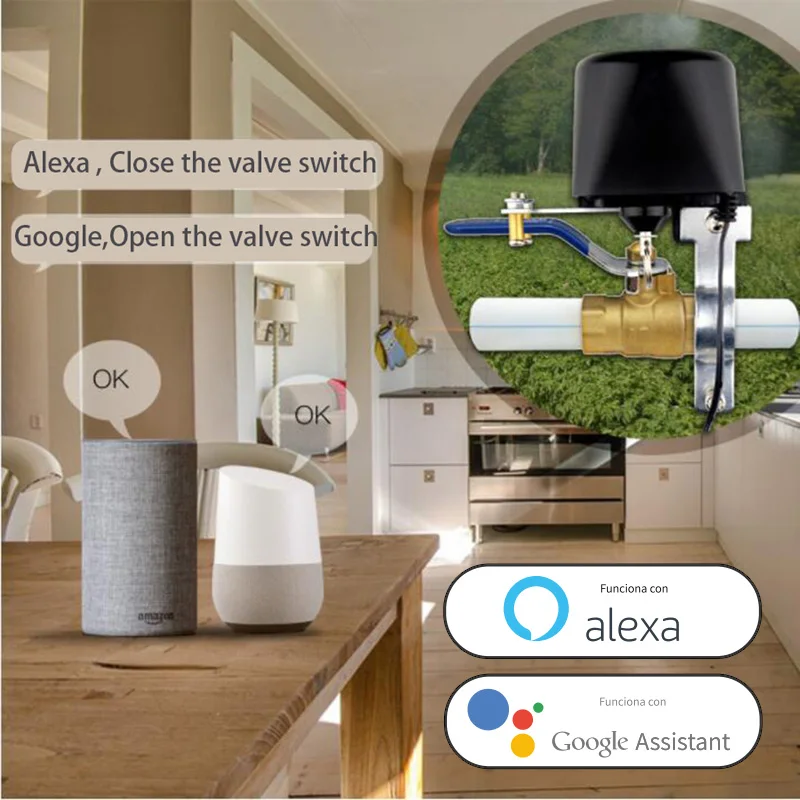 Умный кран для сада Tuya Wi-Fi с таймером Bluetooth поддержка Alexa Google Assistant Smartlife APP |