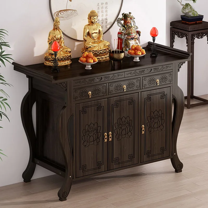 Стол для офиса. Бытовой футляр благовоний. Храм буддийский алтарь блеск новый