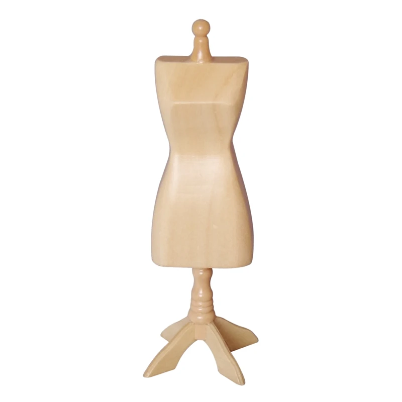 

1/12 Scale Doll House Clothes Holder Hanger Female Mannequin Doll Garment Stand for Doll House Decoration Accessories