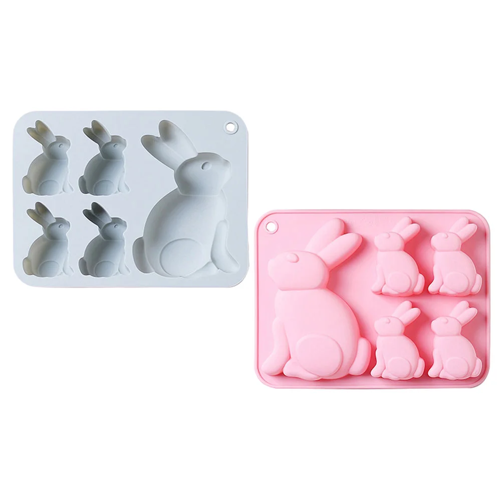 

Easter Bunny Molds Silicone Cake Baking Chocolate Mould Mold Pan Rabbit Egg Pans Decorations 3D Fondant Moulds Candy