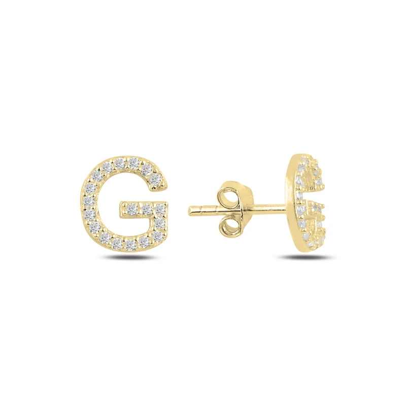 

Silver 925 Set-G-Letter Earrings