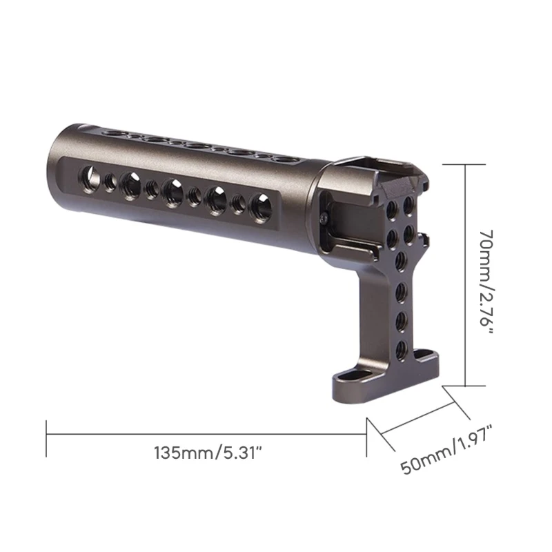 Верхняя ручка с холодным башмаком для установки цифровой зеркальной камеры 1/4